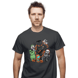 Shirts T-Shirts, Unisex / Small / Charcoal Nightmare Tree