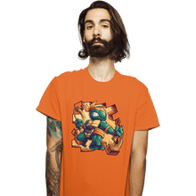 Load image into Gallery viewer, Daily_Deal_Shirts T-Shirts, Unisex / Small / Orange Toy Mike

