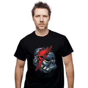 Shirts T-Shirts, Unisex / Small / Black Red Storm