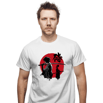 Daily_Deal_Shirts T-Shirts, Unisex / Small / White Mugen And Jin Sumi-e