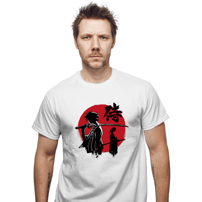 Daily_Deal_Shirts T-Shirts, Unisex / Small / White Mugen And Jin Sumi-e