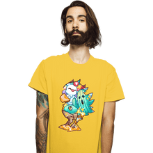Load image into Gallery viewer, Shirts T-Shirts, Unisex / Small / Daisy Magical Silhouettes - Chocobo
