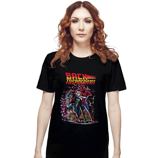 Secret_Shirts T-Shirts, Unisex / Small / Black Back To The Spiderverse
