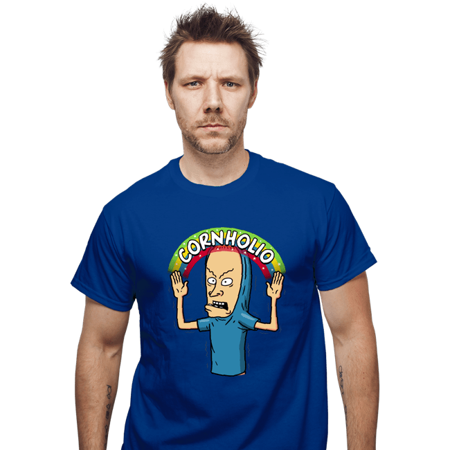 Secret_Shirts T-Shirts, Unisex / Small / Royal Blue Cornholio Rainbow