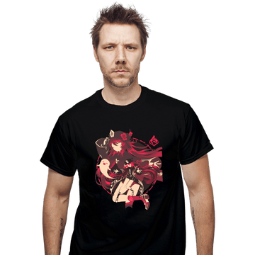 Daily_Deal_Shirts T-Shirts, Unisex / Small / Black Fragrance In Thaw Hu Tao