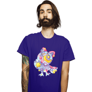 Shirts T-Shirts, Unisex / Small / Violet Magical Silhouettes - Celeste