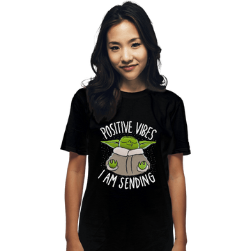 Daily_Deal_Shirts T-Shirts, Unisex / Small / Black Positive Vibes