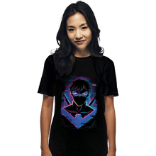 Load image into Gallery viewer, Daily_Deal_Shirts T-Shirts, Unisex / Small / Black Glitch Nightwing
