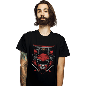 Shirts T-Shirts, Unisex / Small / Black Red Ranger