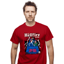 Load image into Gallery viewer, Daily_Deal_Shirts T-Shirts, Unisex / Small / Red The Hellfire Club Comics
