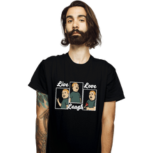 Load image into Gallery viewer, Daily_Deal_Shirts T-Shirts, Unisex / Small / Black Bobby Live Laugh Love
