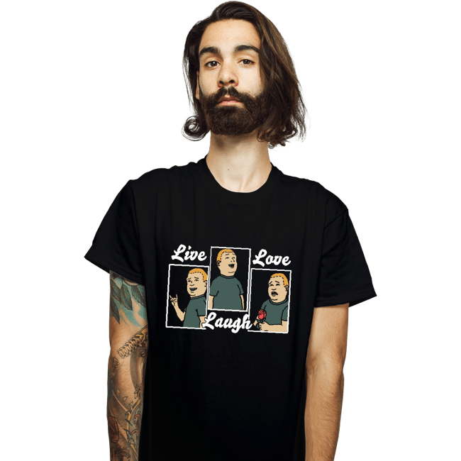 Daily_Deal_Shirts T-Shirts, Unisex / Small / Black Bobby Live Laugh Love