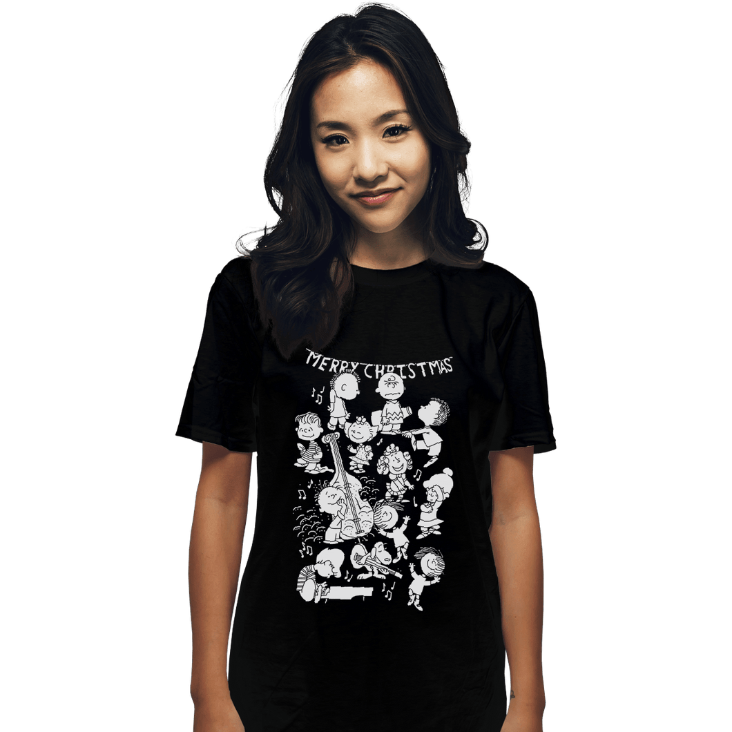 Shirts T-Shirts, Unisex / Small / Black Christmas Play