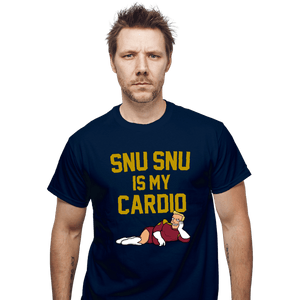 Shirts T-Shirts, Unisex / Small / Navy Snu Snu Is My Cardio