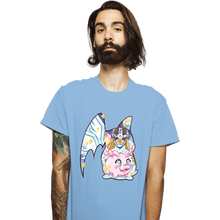 Load image into Gallery viewer, Shirts T-Shirts, Unisex / Small / Powder Blue Magical Silhouettes - Patamon
