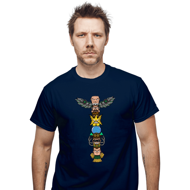 Daily_Deal_Shirts T-Shirts, Unisex / Small / Navy Totem Of Villains