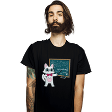 Load image into Gallery viewer, Shirts T-Shirts, Unisex / Small / Black Scientist Cat
