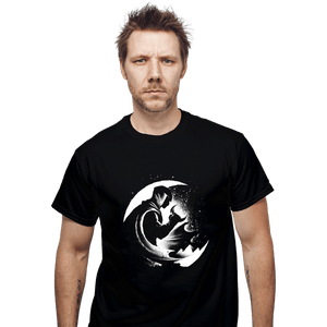 Daily_Deal_Shirts T-Shirts, Unisex / Small / Black The Crescent Moon