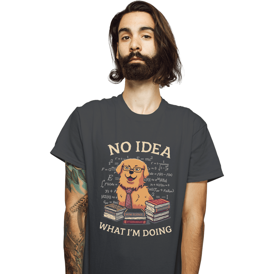 Shirts T-Shirts, Unisex / Small / Charcoal No Idea