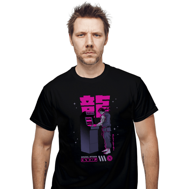 Secret_Shirts T-Shirts, Unisex / Small / Black Ryu Arcade
