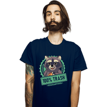 Load image into Gallery viewer, Shirts T-Shirts, Unisex / Small / Navy 100% Trash
