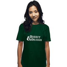 Load image into Gallery viewer, Secret_Shirts T-Shirts, Unisex / Small / Forest Hobbit And Dragon

