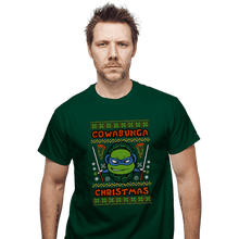 Load image into Gallery viewer, Shirts T-Shirts, Unisex / Small / Forest Leonardo Christmas
