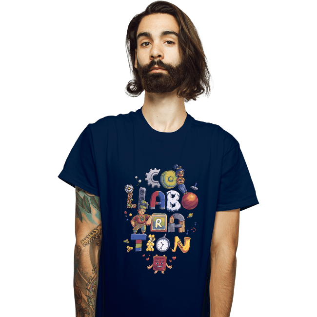 Daily_Deal_Shirts T-Shirts, Unisex / Small / Navy Collaboration
