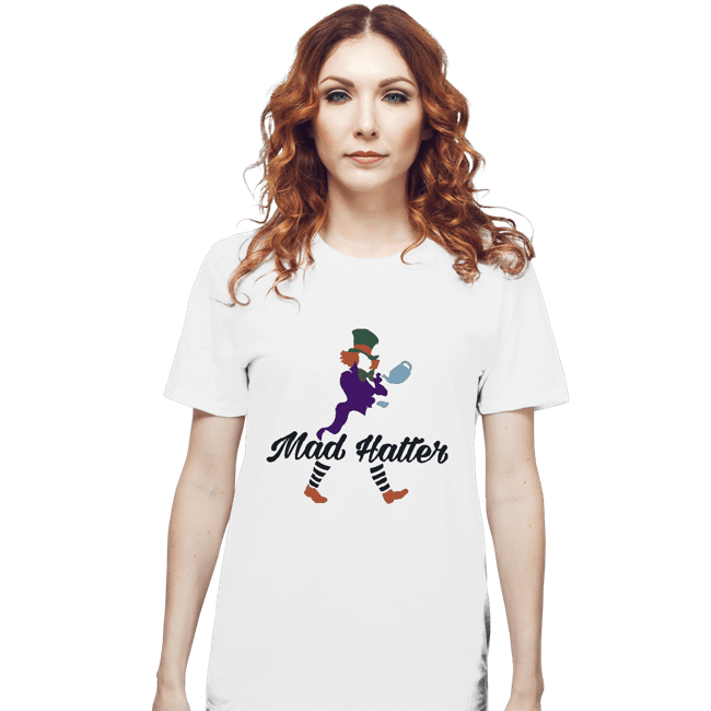 Shirts T-Shirts, Unisex / Small / White Mad Hatter