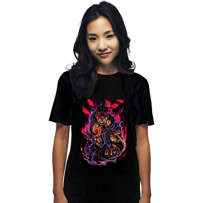 Daily_Deal_Shirts T-Shirts, Unisex / Small / Black Evil Ryu Fighter