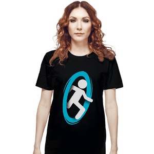 Shirts T-Shirts, Unisex / Small / Black Portal A