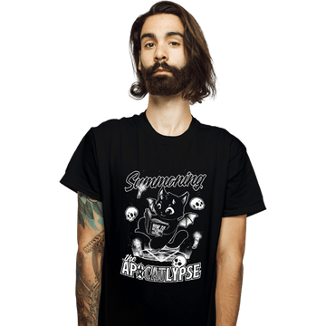Shirts T-Shirts, Unisex / Small / Black Apocalypse Cat