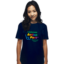 Load image into Gallery viewer, Secret_Shirts T-Shirts, Unisex / Small / Navy Action Park Survivor
