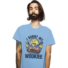 Load image into Gallery viewer, Daily_Deal_Shirts T-Shirts, Unisex / Small / Powder Blue Burnt Wookiee
