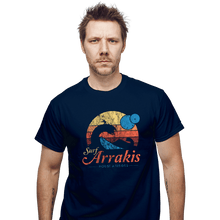 Load image into Gallery viewer, Secret_Shirts T-Shirts, Unisex / Small / Navy Surfing Arrakis
