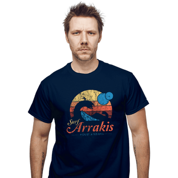 Secret_Shirts T-Shirts, Unisex / Small / Navy Surfing Arrakis