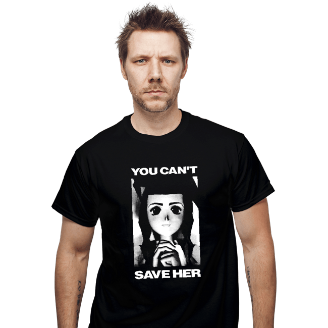 Shirts T-Shirts, Unisex / Small / Black You Can't Save Her