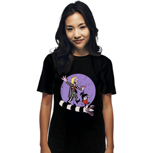 Daily_Deal_Shirts T-Shirts, Unisex / Small / Black Beetle And Girl