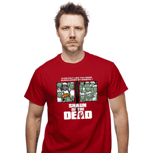 Shirts T-Shirts, Unisex / Small / Red Sheep Of The Dead
