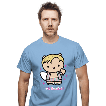 Daily_Deal_Shirts T-Shirts, Unisex / Small / Powder Blue Waving Doll