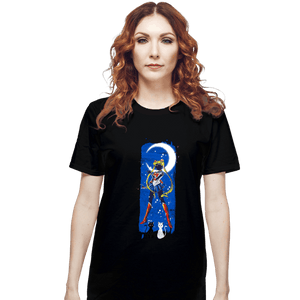 Shirts T-Shirts, Unisex / Small / Black Inked Moon