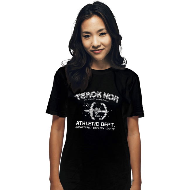 Last_Chance_Shirts T-Shirts, Unisex / Small / Black Trek Athletic DS9