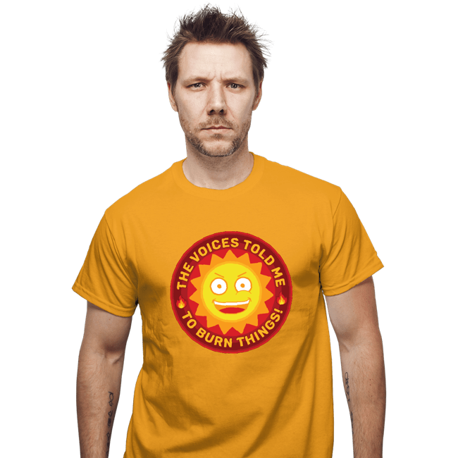 Secret_Shirts T-Shirts, Unisex / Small / Gold Burn Things!