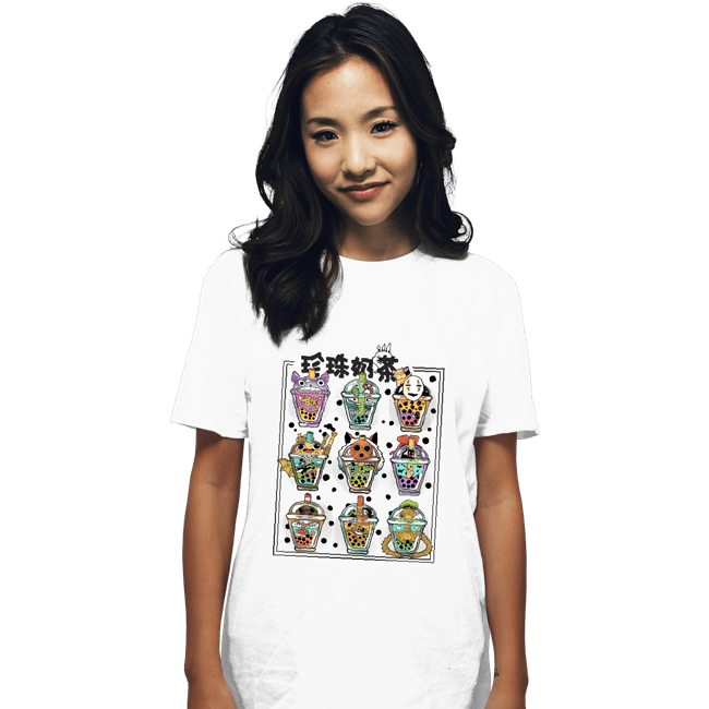 Daily_Deal_Shirts T-Shirts, Unisex / Small / White Bubble Tea Nerd