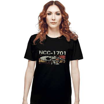 Shirts T-Shirts, Unisex / Small / Black Retro NCC-1701