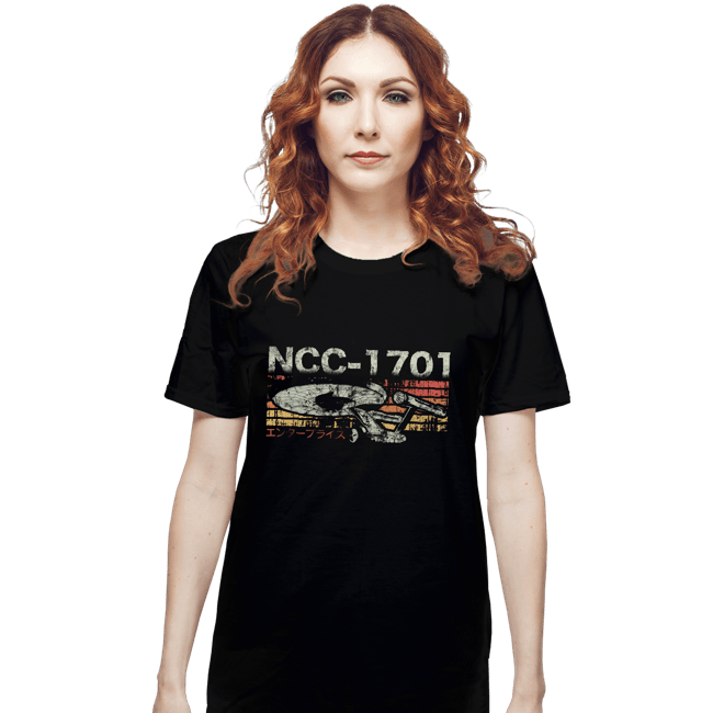 Shirts T-Shirts, Unisex / Small / Black Retro NCC-1701