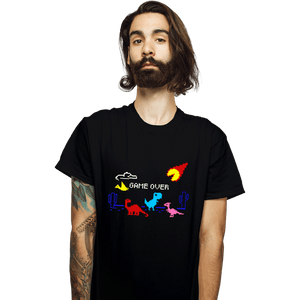 Daily_Deal_Shirts T-Shirts, Unisex / Small / Black 8 Bit Extinction