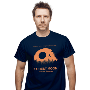 Secret_Shirts T-Shirts, Unisex / Small / Navy Forest Moon Nature Reserve