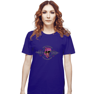 Shirts T-Shirts, Unisex / Small / Violet Barney In Concert