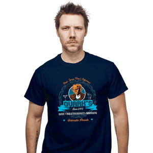 Secret_Shirts T-Shirts, Unisex / Small / Navy Quark's Bar
